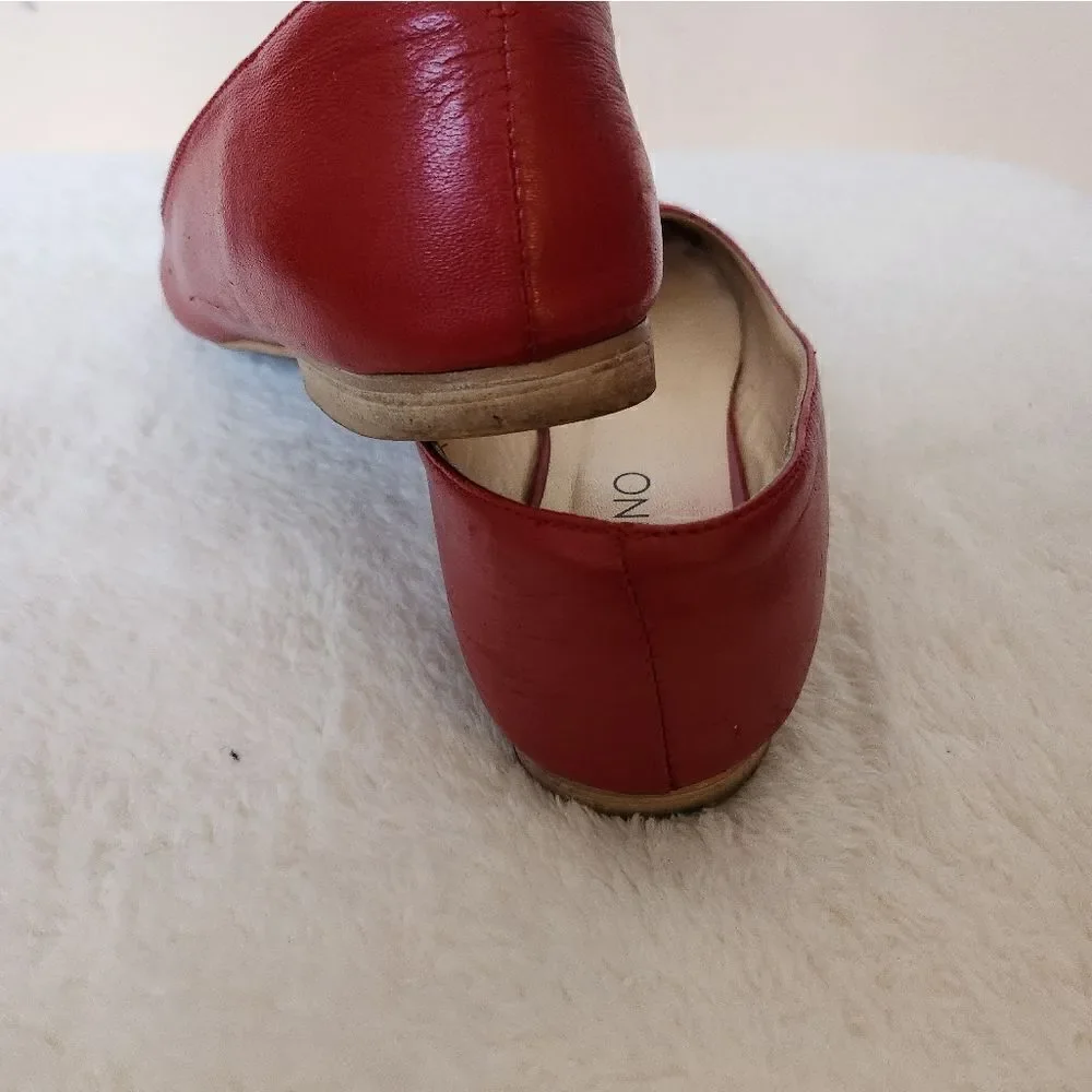 Valentino red leather